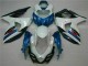 Carénage ABS Suzuki GSXR 1000 K9 2009-2016 - Bleu Blanc