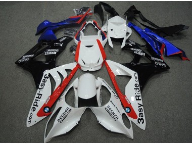 Carénage BMW S1000RR 2009-2014 - Blanc Bleu Rouge