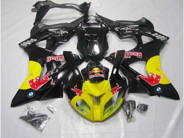 Carénage BMW S1000RR 2009-2014 - Jaune Noir Red Bull