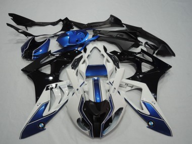 Carénage BMW S1000RR 2009-2014 - Noir Blanc Bleu