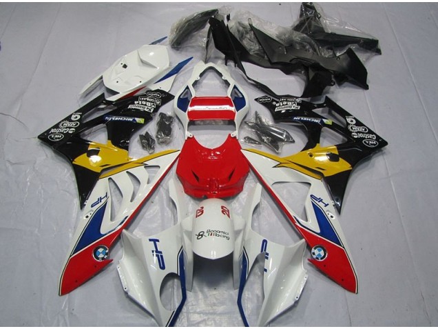 Carénage BMW S1000RR 2009-2014 - Rouge Blanc Jaune Carénage BMW S1000RR 2009-2014 - Rouge Blanc Jaune