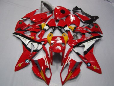 Carénage BMW S1000RR 2009-2014 - Rouge Blanc