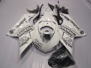 Carénage Ducati 1098 2007-2014 - Blanc Jack Daniels
