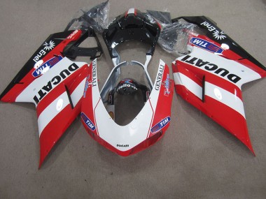 Carénage Ducati 1098 2007-2014 - Rouge Blanc Generali Tim
