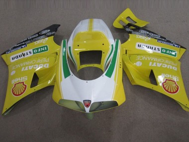 Carénage Ducati 748 1993-2005 - Jaune Shell Info Strrda