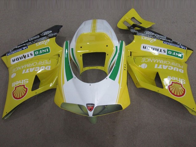 Carénage Ducati 748 1993-2005 - Jaune Shell Info Strrda Carénage Ducati 748 1993-2005 - Jaune Shell Info Strrda