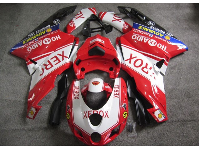 Carénage Ducati 749 2005-2006 - Rouge Blanc Xerox Carénage Ducati 749 2005-2006 - Rouge Blanc Xerox