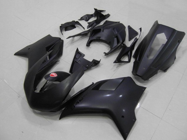 Carénage Ducati 848 1098 1198 2007-2014 - Noir Mat Courses Verision Carénage Ducati 848 1098 1198 2007-2014 - Noir Mat Courses Verision