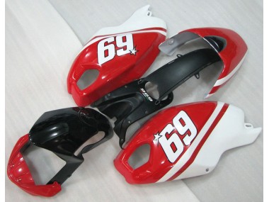 Carénage Ducati Monster 696 2008-2012 - Noir Rouge Blanc 69