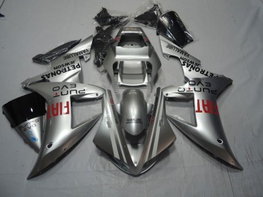Carénage Honda CBR 1000 RR 2004-2005 - Argent Rouge Fiat