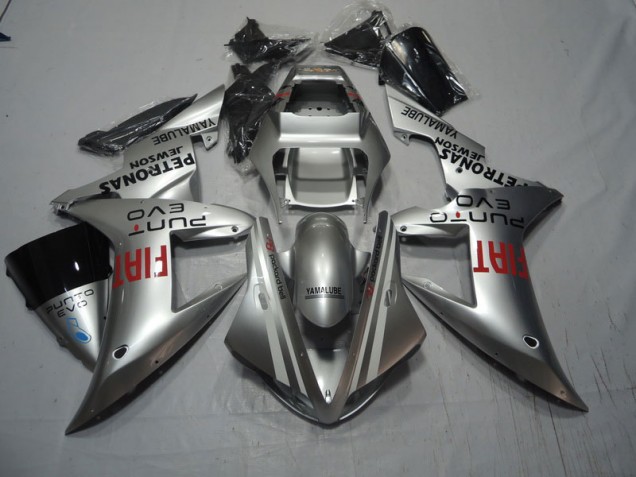 Carénage Honda CBR 1000 RR 2004-2005 - Argent Rouge Fiat Carénage Honda CBR 1000 RR 2004-2005 - Argent Rouge Fiat