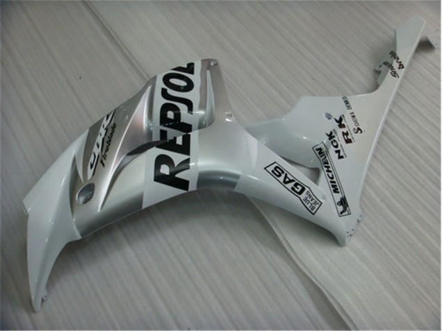 Carénage Honda CBR 1000 RR 2004-2005 - Blanc Argent Noir Repsol Carénage Honda CBR 1000 RR 2004-2005 - Blanc Argent Noir Repsol