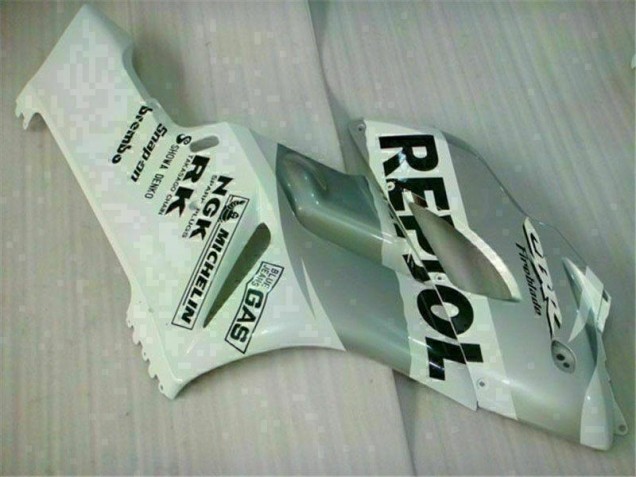 Carénage Honda CBR 1000 RR 2004-2005 - Blanc Argent Repsol Carénage Honda CBR 1000 RR 2004-2005 - Blanc Argent Repsol