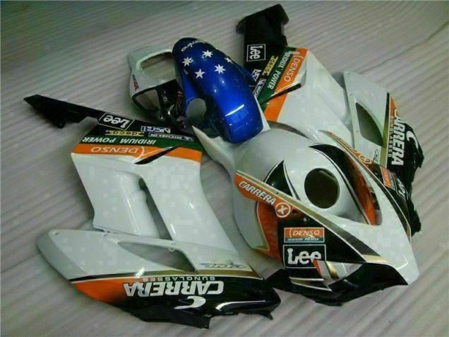 Carénage Honda CBR 1000 RR 2004-2005 - Blanc Bleu Carénage Honda CBR 1000 RR 2004-2005 - Blanc Bleu