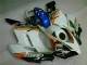 Carénage Honda CBR 1000 RR 2004-2005 - Blanc Bleu Carénage Honda CBR 1000 RR 2004-2005 - Blanc Bleu