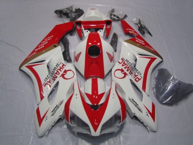Carénage Honda CBR 1000 RR 2004-2005 - Blanc Rouge PRAMAC