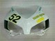 Carénage Honda CBR 1000 RR 2004-2005 - Blanc Vert Hannspree 52 Carénage Honda CBR 1000 RR 2004-2005 - Blanc Vert Hannspree 52