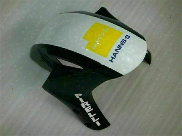 Carénage Honda CBR 1000 RR 2004-2005 - Blanc Vert Hannspree 52 Carénage Honda CBR 1000 RR 2004-2005 - Blanc Vert Hannspree 52
