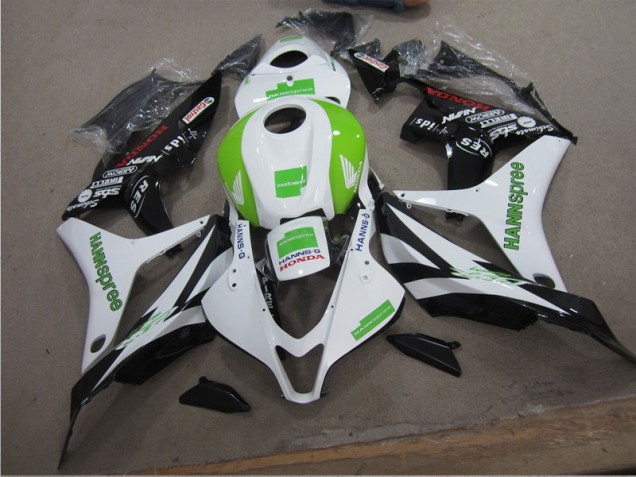 Carénage Honda CBR 1000 RR 2004-2005 - Blanc Vert Hannspree Carénage Honda CBR 1000 RR 2004-2005 - Blanc Vert Hannspree