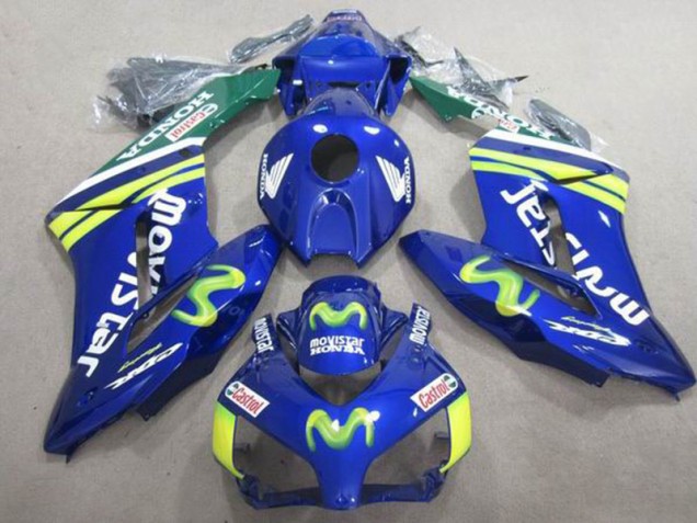 Carénage Honda CBR 1000 RR 2004-2005 - Bleu Movistar Castrol Carénage Honda CBR 1000 RR 2004-2005 - Bleu Movistar Castrol