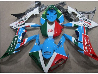 Carénage Honda CBR 1000 RR 2004-2005 - Bleu Rouge Vert Motul