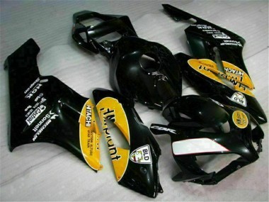 Carénage Honda CBR 1000 RR 2004-2005 - Jaune Noir