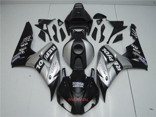 Carénage Honda CBR 1000 RR 2004-2005 - Noir Argent Repsol Carénage Honda CBR 1000 RR 2004-2005 - Noir Argent Repsol