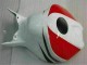Carénage Honda CBR 1000 RR 2004-2005 - Noir Blanc Carénage Honda CBR 1000 RR 2004-2005 - Noir Blanc