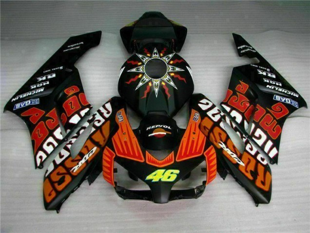 Carénage Honda CBR 1000 RR 2004-2005 - Noir Orange