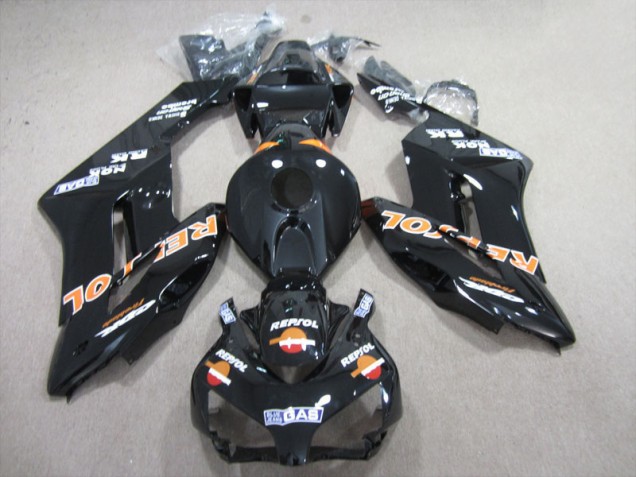 Carénage Honda CBR 1000 RR 2004-2005 - Noir Orange Repsol Carénage Honda CBR 1000 RR 2004-2005 - Noir Orange Repsol
