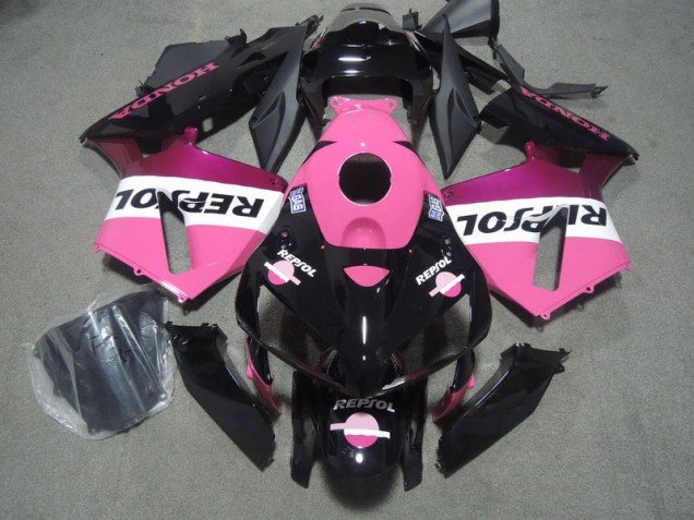 Carénage Honda CBR 1000 RR 2004-2005 - Noir Rose Repsol Carénage Honda CBR 1000 RR 2004-2005 - Noir Rose Repsol