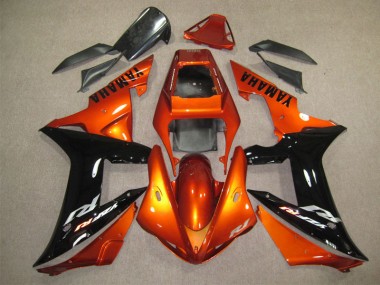 Carénage Honda CBR 1000 RR 2004-2005 - Orange Noir