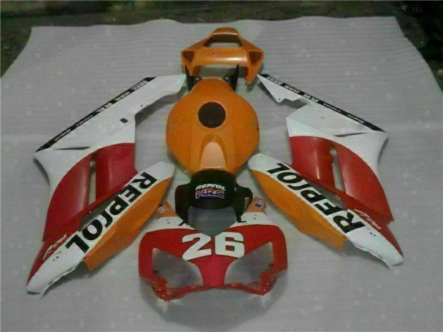 Carénage Honda CBR 1000 RR 2004-2005 - Orange Rouge Repsol 26 Carénage Honda CBR 1000 RR 2004-2005 - Orange Rouge Repsol 26
