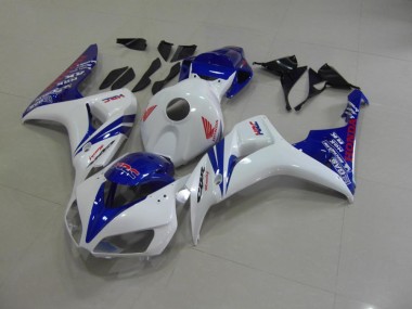 Carénage Honda CBR 1000 RR 2006-2007 - Blanc Nacré Bleu