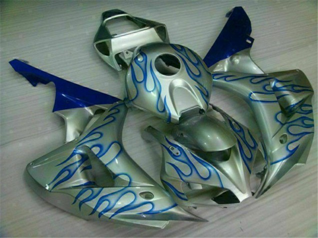 Carénage Honda CBR 1000 RR 2006-2007 - Bleu Flamme Argent Carénage Honda CBR 1000 RR 2006-2007 - Bleu Flamme Argent