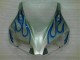 Carénage Honda CBR 1000 RR 2006-2007 - Bleu Flamme Argent Carénage Honda CBR 1000 RR 2006-2007 - Bleu Flamme Argent