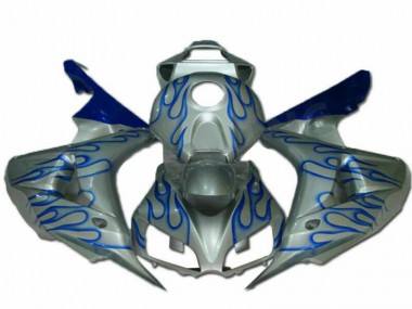 Carénage Honda CBR 1000 RR 2006-2007 - Bleu Flamme Argent