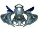 Carénage Honda CBR 1000 RR 2006-2007 - Bleu Flamme Argent Carénage Honda CBR 1000 RR 2006-2007 - Bleu Flamme Argent