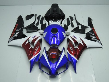 Carénage Honda CBR 1000 RR 2006-2007 - Burgandy et Bleu