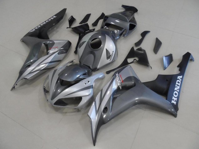 Carénage Honda CBR 1000 RR 2006-2007 - Gris Argent et Noir Mat Carénage Honda CBR 1000 RR 2006-2007 - Gris Argent et Noir Mat