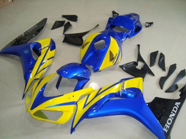 Carénage Honda CBR 1000 RR 2006-2007 - Jaune Bleu Noir