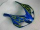 Carénage Honda CBR 1000 RR 2006-2007 - Jaune Flamme Bleu Carénage Honda CBR 1000 RR 2006-2007 - Jaune Flamme Bleu