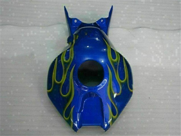 Carénage Honda CBR 1000 RR 2006-2007 - Jaune Flamme Bleu Carénage Honda CBR 1000 RR 2006-2007 - Jaune Flamme Bleu