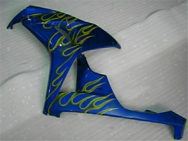 Carénage Honda CBR 1000 RR 2006-2007 - Jaune Flamme Bleu Carénage Honda CBR 1000 RR 2006-2007 - Jaune Flamme Bleu