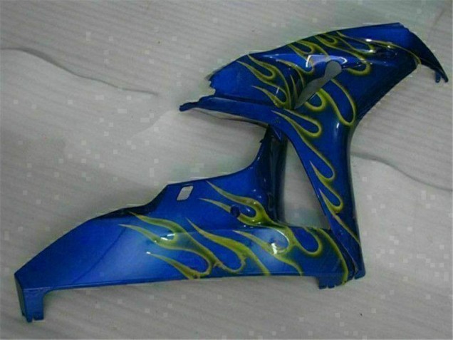 Carénage Honda CBR 1000 RR 2006-2007 - Jaune Flamme Bleu Carénage Honda CBR 1000 RR 2006-2007 - Jaune Flamme Bleu