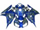 Carénage Honda CBR 1000 RR 2006-2007 - Jaune Flamme Bleu Carénage Honda CBR 1000 RR 2006-2007 - Jaune Flamme Bleu