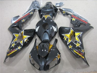 Carénage Honda CBR 1000 RR 2006-2007 - Noir Jaune Énergie DRINK