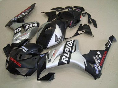 Carénage Honda CBR 1000 RR 2006-2007 - Noir Mat Argent Repsol