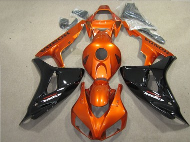 Carénage Honda CBR 1000 RR 2006-2007 - Noir Orange Fireblade