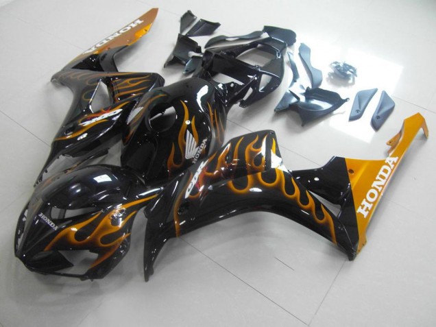 Carénage Honda CBR 1000 RR 2006-2007 - Or Flamme Carénage Honda CBR 1000 RR 2006-2007 - Or Flamme